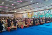 Pesta Olob-Olob GKPS Resort Siantar III dihadiri Sekda Junaedi Sitanggang.