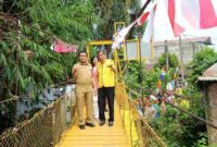 Staf Ahli Wali Kota Bidang Kemasyarakatan dan SDM, Adlan, yang pada peresmian Jembatan Perintis, Senin (14/9/2026).