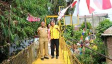 Staf Ahli Wali Kota Bidang Kemasyarakatan dan SDM, Adlan, yang pada peresmian Jembatan Perintis, Senin (14/9/2026).