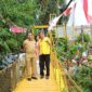 Staf Ahli Wali Kota Bidang Kemasyarakatan dan SDM, Adlan, yang pada peresmian Jembatan Perintis, Senin (14/9/2026).