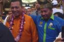 Ilustrasi Ketua DPD Ormas Kamtibmas Indonesia Kepri, Meidison Simamora saat bersama salah satu pejabat setempat.