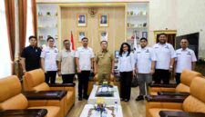 Wali Kota Wesly Silalahi menerima audiensi HIPMI Sumut dan calon pengurus BPC HIPMI Pematangsiantar.