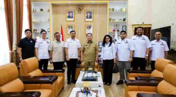 Wali Kota Wesly Silalahi menerima audiensi HIPMI Sumut dan calon pengurus BPC HIPMI Pematangsiantar.