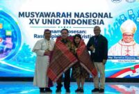 Wali Kota Wesly Silalahi membuka Munas XV UNIO Indonesia di Pematangsiantar.