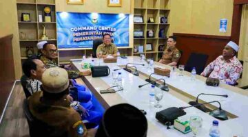 Wali Kota Wesly Silalahi menerima audiensi FKUB Pematangsiantar.