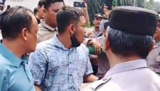 perwakilan pemuda menyampaikan aspirasi melalui aksi damai di lingkungan perusahaan PT Global Sawit Semesta (GSS)