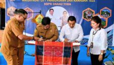 Bupati Samosir menerima hibah aset Rp 169 miliar dari Kementerian PU untuk WFC Pangururan dan Kawasan Tele yang kini menjadi tanggung jawab Pemkab.