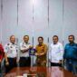 Sekretaris Daerah (Sekda) Junaedi Antonius Sitanggang, S.STP., M.Si., saat menerima rombongan Kantor Wilayah Direktorat Jenderal Pemasyarakatan Sumatera Utara (Kanwil Ditjenpas Sumut) di Balai Kota Pematangsiantar, Jalan Merdeka, Kelurahan Proklamasi, Kecamatan Siantar Barat, Selasa (15/9/2026) sore.
