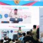 Presiden Prabowo Subianto saat peresmian LRT Jakarta rute Kelapa Gading–Manggarai di Stasiun LRT Manggarai, Jakarta, Rabu, 16 September 2026,