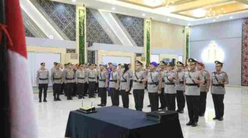 Kapolda Sumut memimpin sertijab pejabat utama dan Kapolres pada 17 September 2026 serta menekankan profesionalisme, integritas, dan responsivitas.