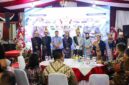 Wesly Silalahi melepas AKBP Sah Udur dan menyambut AKBP Dhana Noer Kurniawan sebagai Kapolres Pematangsiantar dalam acara pisah sambut di Rumah Dinas Wali Kota, Jalan M.H. Sitorus, Kelurahan Teladan, Kecamatan Siantar Barat, Kamis (17/9/2026) malam.