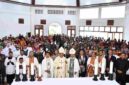 Pemerintah Kabupaten Samosir bersama jajaran Gereja Katolik meresmikan Gereja dan Aula Katolik Santo Paulus Saitnihuta di Kecamatan Pangururan, Kabupaten Samosir, Minggu (20/9/2026).
