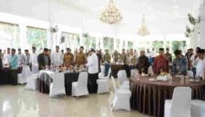 Wakil Bupati Asahan Rianto, S.H., M.A.P., membuka kegiatan silaturahmi pimpinan Badan Amil Zakat Nasional (Baznas) Provinsi dan Kabupaten/Kota se-Sumatera Utara di Pendopo Rumah Dinas Bupati Asahan, Senin (21/9/2026).