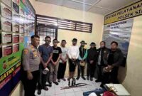 Enam remaja diamankan Polsek Simpang Empat di Karo setelah diduga hendak tawuran.