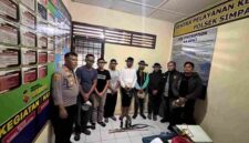 Enam remaja diamankan Polsek Simpang Empat di Karo setelah diduga hendak tawuran.