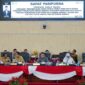 Rapat Paripurna DPRD Kota Medan dengan agenda Tanggapan Kepala Daerah terhadap Pemandangan Umum Fraksi-fraksi DPRD atas Penjelasan Kepala Daerah mengenai Ranperda Perubahan atas Peraturan Daerah (Perda) Nomor 1 Tahun 2024 tentang Pajak Daerah dan Retribusi Daerah, Selasa (22/9/2026).