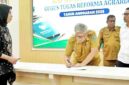 Rapat Koordinasi Awal (Rakorwal) GTRA Tahun Anggaran 2026 yang berlangsung di Balai Harungguan Tuan Rondahaim Saragih, Kantor Bupati Simalungun, Pematang Raya, Selasa (22/9/2026).