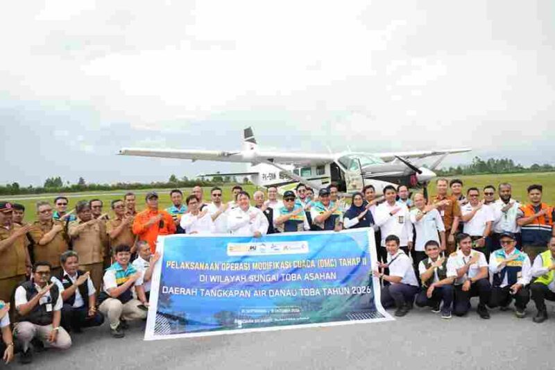 OMC Tahap II di Danau Toba berlangsung 21 September-15 Oktober 2026. Pemkab Samosir mendukung mitigasi kekeringan dan menjaga ketersediaan air.