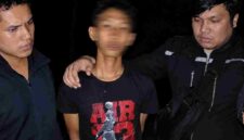 Tim Macan Polres Pelabuhan Belawan mengamankan seorang remaja di Martubung.