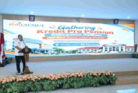 Bupati Asahan Taufik Zainal Abidin membuka gathering Kredit Pra Pensiun Bank Sumut.