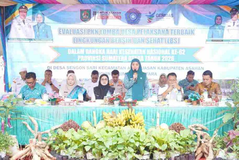Desa Sengon Sari, Kecamatan Aek Kuasan, mewakili Kabupaten Asahan dalam Evaluasi Lomba Desa Terbaik Lingkungan Bersih dan Sehat (LBS) Tingkat Provinsi Sumatera Utara dalam rangka Hari Kesehatan Nasional (HKN) ke-62 Tahun 2026  berlangsung di Kantor Desa Sengon Sari, Kecamatan Aek Kuasan, Rabu (23/9/2026) mulai pukul 09.30 WIB