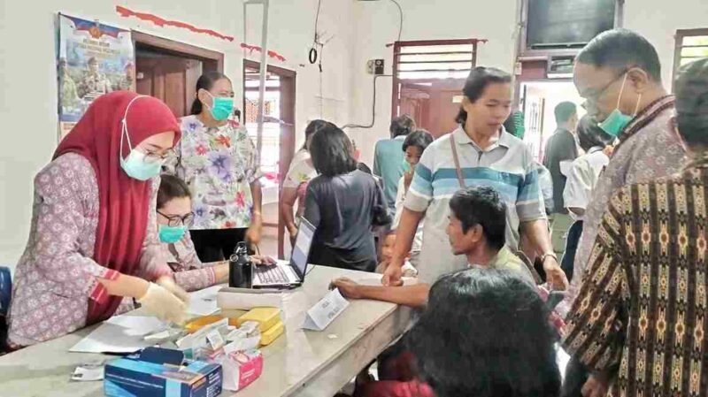 Pemkab Simalungun menggelar skrining TB terintegrasi CKG di Jawa Maraja.