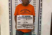 Polres Pematangsiantar mengamankan pria 59 tahun dan menyita dua bungkus ganja dengan berat bruto 106,29 gram di Jalan Cemara, Kahean.