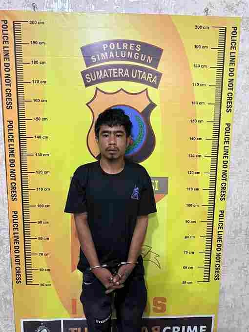Tim Jatanras Sat Reskrim Polres Simalungun menangkap seorang pria berinisial JFP (30), warga Silou Buttu, Kecamatan Raya, Kabupaten Simalungun,