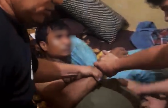 polisi mengamankan seorang pria berinisial A.B.A. (23), alias A., warga Bagan Deli, Kecamatan Medan Belawan, Rabu (23/9/2026).