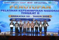 Penutupan Pelatihan Kepemimpinan Nasional (PKN) Tingkat II Angkatan XII Tahun 2026.