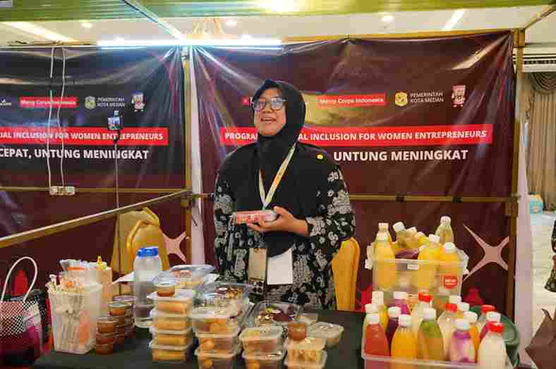 Learning Event Program Financial Inclusion for Women Entrepreneur di Grand Ballroom Universitas Prima Indonesia, Minggu (27/9/2026).