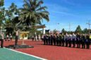 apel pagi personel di Lapangan Apel Mako Polres Simalungun, Jalan Jon Horailam Saragih Nomor 110, Pematang Raya, Kabupaten Simalungun, Senin (28/9/2026) sekitar pukul 08.30 WIB.