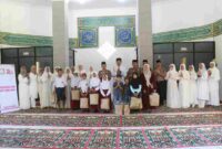 Kapolres Simalungun bersama Bhayangkari menggelar doa bersama dan bakti sosial dengan memberikan santunan kepada anak yatim.