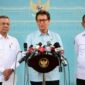 Menteri Kesehatan (Menkes) Budi Gunadi Sadikin usai menghadiri rapat terbatas yang dipimpin Presiden Prabowo di Istana Merdeka, Jakarta, Senin (28/9/2026).