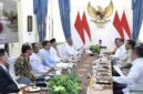 Rapat terbatas bersama sejumlah Menteri Kabinet Merah Putih di Istana Merdeka, Jakarta, Senin (28/9/2026).