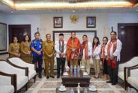 Rico Waas saat menerima audiensi Dewan Pimpinan Pusat (DPP) HBB di Balai Kota Medan, Senin (28/9/2026).