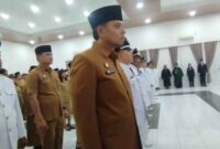 Sekda Pematangsiantar Junaedi Antonius Sitanggang melantik 116 PNS
