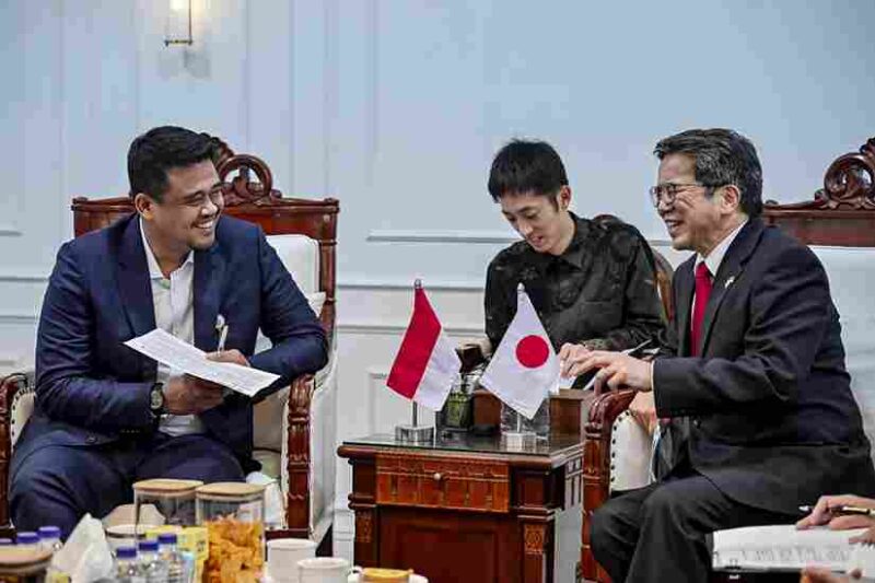 Bobby Nasution menawarkan peluang investasi Jepang di Sumut.