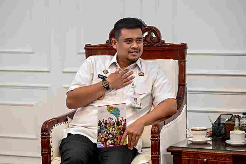 Gubernur Sumut Bobby Nasution.