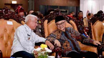 Wakil Gubernur Sumatera Utara (Sumut) Surya menhadiri Rapat Kerja Nasional (Rakernas) V Majelis Pendidikan Kristen (MPK) Indonesia di Sopo Partungkoan, Tarutung, Kabupaten Tapanuli Utara, Kamis (15/10/2026).
