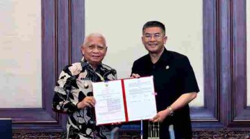 Wakil Gubernur Sumatera Utara (Sumut) Surya melaksanakan penandatanganan kesepakatan kerja sama komitmen memperkuat sinergi pembangunan dengan Pemerintah Provinsi Jawa Barat (Jabar) di Gedung Sate, Kantor Gubernur Jabar, Jalan Pangeran Diponegoro Bandung, Jumat (30/10/2026).