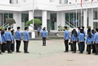 Pemprov Sumut memperingati Hari Kesaktian Pancasila 2026 di Medan dengan upacara dipimpin Pj Sekdaprov Timur Tumanggor dan diikuti ratusan ASN.