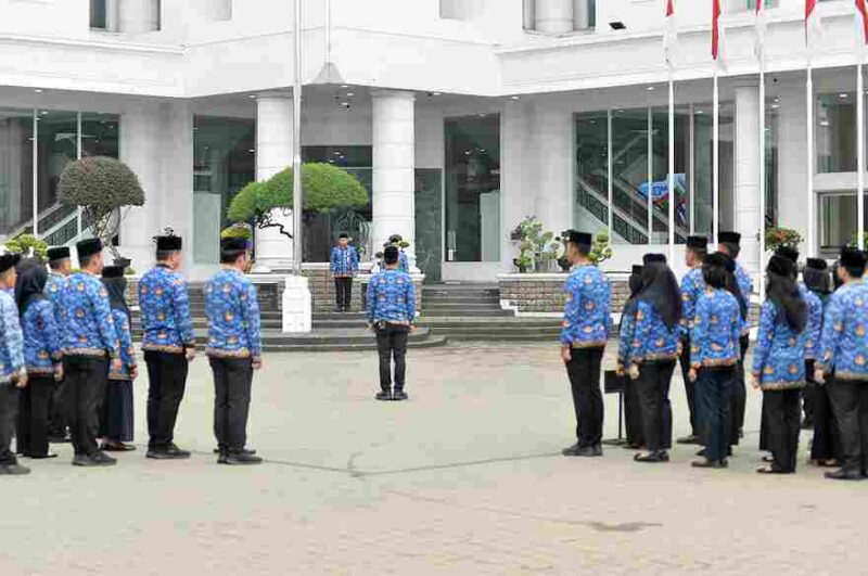 Pemprov Sumut memperingati Hari Kesaktian Pancasila 2026 di Medan dengan upacara dipimpin Pj Sekdaprov Timur Tumanggor dan diikuti ratusan ASN.
