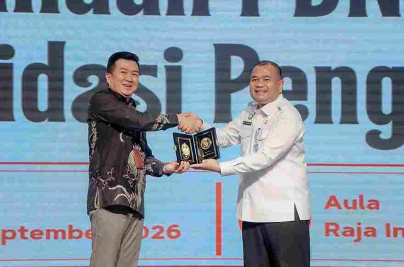 Monitoring Pelaksanaan Pengadaan Barang/Jasa Pemerintah serta Optimalisasi Penggunaan PDN dan UMK-K melalui Konsolidasi Pengadaan di Aula Raja Inal Siregar, Kantor Gubernur Sumut, Jalan Pangeran Diponegoro Nomor 30, Medan, Rabu (30/09/2026).