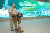 Bupati Asahan Taufik Zainal Abidin membuka LK II Nasional HMI Kisaran-Asahan 2026.