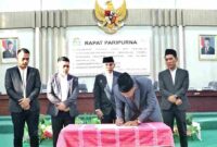 Tujuh fraksi DPRD Simalungun menyetujui Ranperda P-APBD 2026.