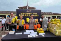 Konferensi pers di Mapolres Dairi, Rabu (30/9/2026).