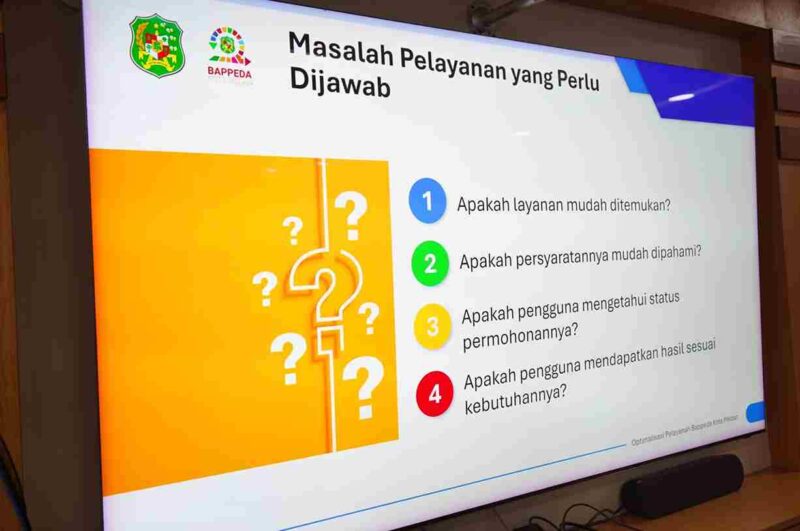 Forum Konsultasi Pelayanan Publik terkait Standar Pelayanan yang digelar di Ruang Rapat Bappeda Medan, Kamis (1/10/2026).