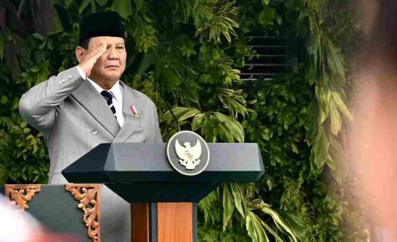 Presiden Prabowo Subianto. Kamis (1/10/2026).