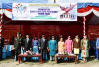 Upacara Peringatan Hari Kesaktian Pancasila Tahun 2026 di Tanah Lapang Pangururan, Kamis (1/10/2026).